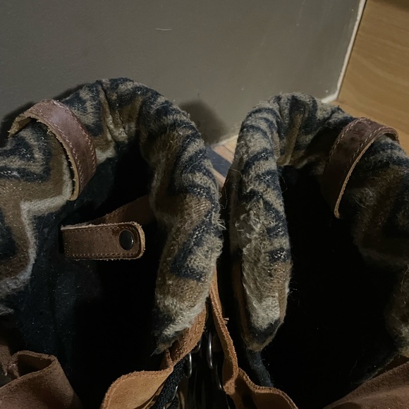 SOREL Joan Of Arctic Knit II Boot Elk Waterproof Leather Lace Up Womens 6 - Picture 6 of 12